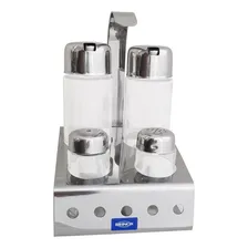 Galheteiro Inox 5 Peças Parma - 150 - Aço Inox Brinox Foto mini 3