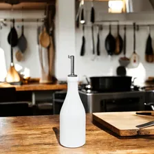 Galheteiro Porcelana Branca Premium Azeite Vinagre 350ml Foto mini  2