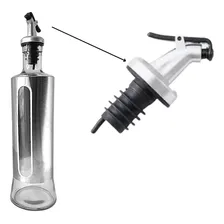 Galheteiro Porta Azeite Vinagre Oleo Dosador Em Inox Vidro Foto mini 4