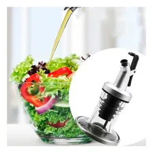 Galheteiro Porta Azeite Vinagre Oleo Dosador Em Inox Vidro Foto mini 3