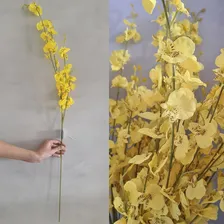 Galho Chuva De Ouro Grande Flor Artificial 94cm Decoração Foto mini  2