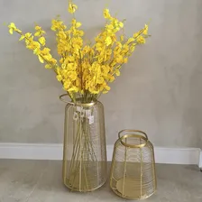 Galho Chuva De Ouro Grande Flor Artificial 94cm Decoração Foto mini 4