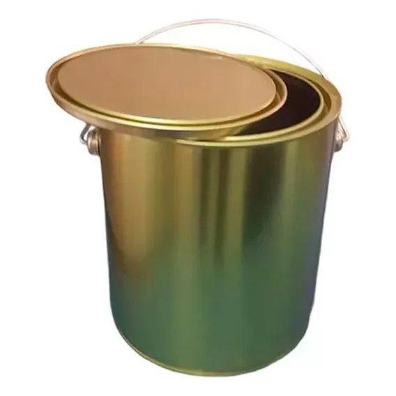 Galão De Lata Vazia 3,6l Sem Litografia Foto 1