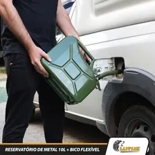 Galão Tanque De CombustÃvel Militar 10l + Bico Abastecimento Foto mini 2