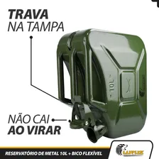 Galão Tanque De CombustÃvel Militar 10l + Bico Abastecimento Foto mini 4