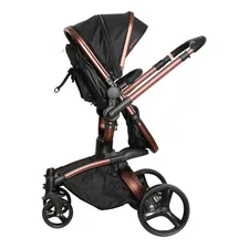Galzerano Dzieco Vulkan Carrinho de bebê de moisés Galzerano Vulkan passeio Preto com cobre Foto mini 4