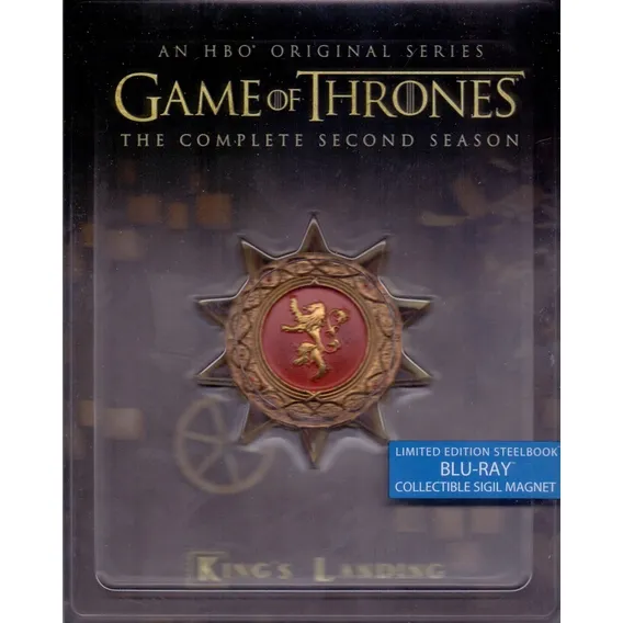 Game Of Thrones Jogo Tronos Temporada 2 Steelbook Blu-ray Foto 1