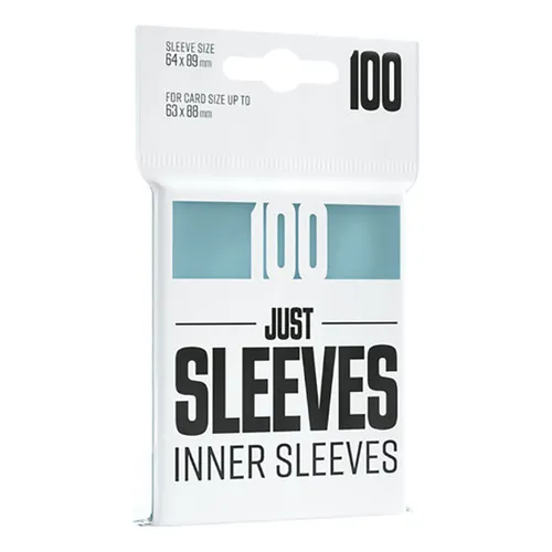 Gamegenic: Just Sleeves Inner Sleeves Clear 100 Unidades Foto 1