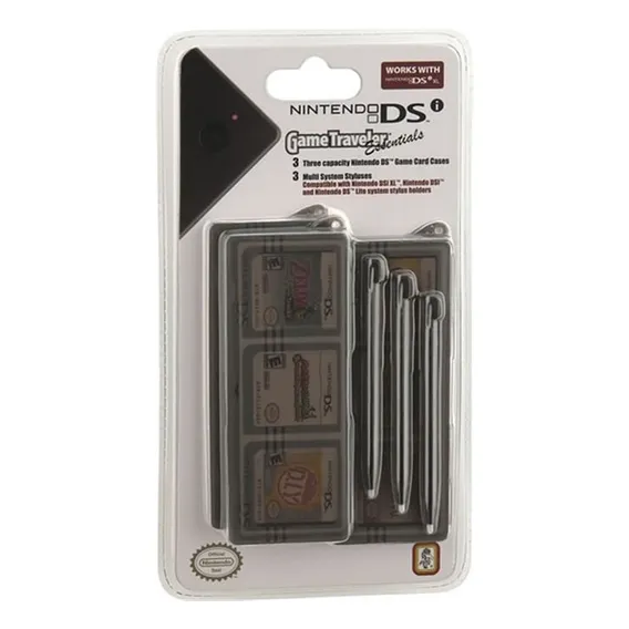 Gametraveler Essentials Preto - 3 Canetas + 3 Estojos - Ds Foto 1