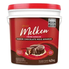 Ganache Melken Meio Amargo 4kg Balde Foto mini 1