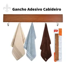 Gancho Adesivo Cabideiro De Parede Multiuso 5 Ganchos Foto mini 1