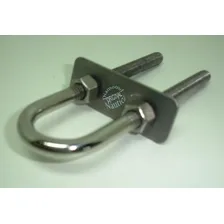 Gancho Amarra De Proa 3/8 Aço Inox 316 Reforçado U-bolt Foto mini 1