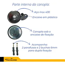 Gancho Cabide Duplo Banheiro Toalha Aço Inox Alumínio Foto mini  2
