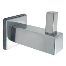 Gancho Cabide Multiuso Roupa Toalheiro Aço Inox Porta Toalha Cor Cinza Foto  mini 1