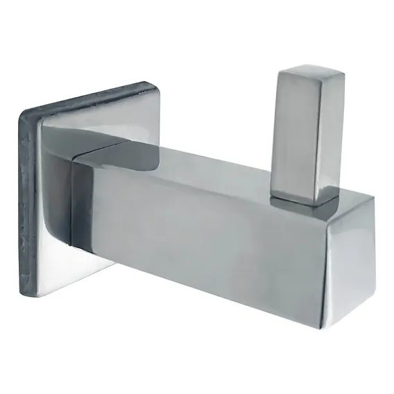 Gancho Cabide Multiuso Roupa Toalheiro Aço Inox Porta Toalha Cor Cinza Foto 1
