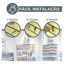 Gancho Expositor 15cm Zinco Painel Canaletado 50un Cor Aço Zincado Foto mini 3