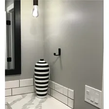 Gancho Multiuso Cabide Porta Toalha Fixação Ventosa Preto Foto mini  3