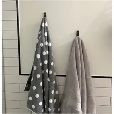 Gancho Multiuso Cabide Porta Toalha Fixação Ventosa Preto Foto mini 4