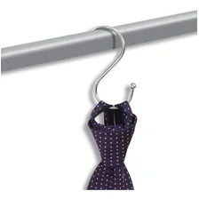 Gancho Multiuso Para Barra Cabide Suporte Gancho Aço Cromado Cor Inox Foto mini  3