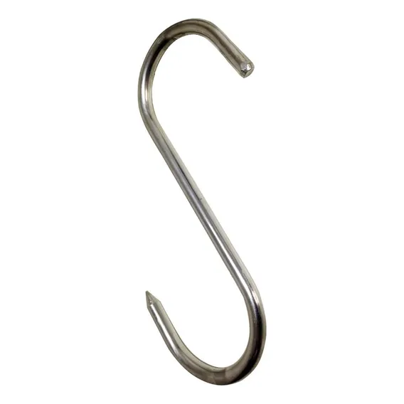 Gancho S3 Estanhado 1/4 Para Carnes Picelli 19cm Foto 1