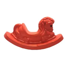 Gangorra Cavalinho Balanço Infantil Linha A - Compre 1 P Vez Cor Vermelho Foto mini 3