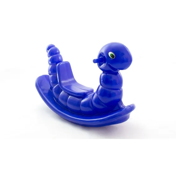 Gangorra Cavalinho Infantil Nhoca - Compre 1 Por Vez Cor Azul Foto 1