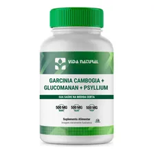 Garcinia Cambogia + Glucomanan + Psyllium 500mg 120 Cápsulas Foto  mini 1