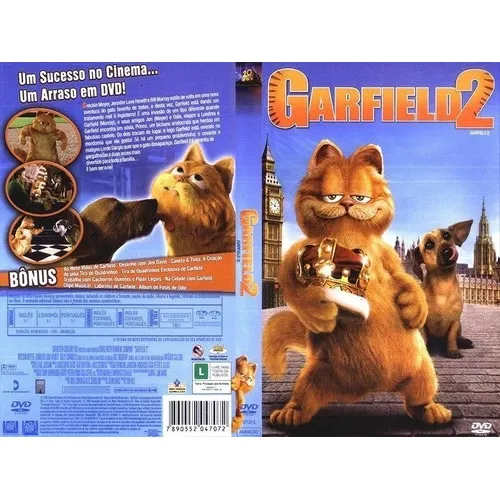 Garfield 2 Dvd Livre Foto 1