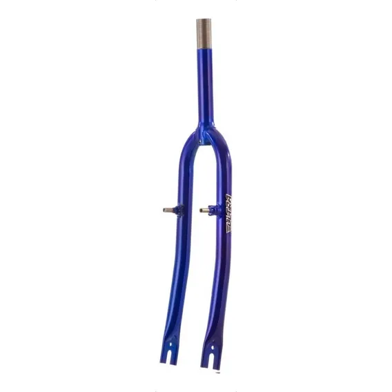 Garfo Aro 24 Ultra Bike Em Aço Carbono Cor Azul Foto 1