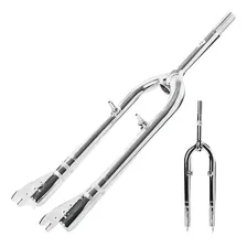 Garfo Bicicleta Aro 26 Standard 21,1mm Dnz Cromado Bike Mtb Foto mini 1
