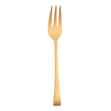 Garfo de cozinha garfo de bolo Wolff Berna Garfo de Bolo dourado fosco - 6 unidades Foto  mini 1