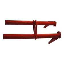 Garfo De Direção Mobilete Caloi Vermelho Foto mini  3
