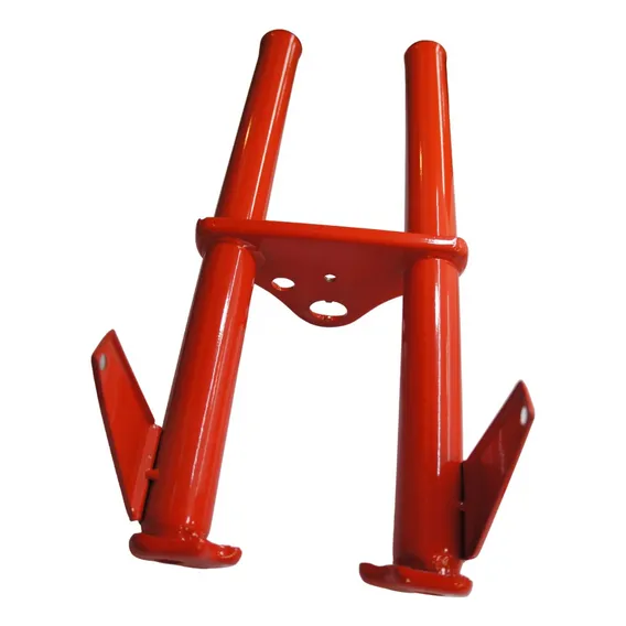Garfo De Direção Mobilete Caloi Vermelho Foto 1