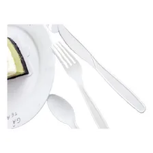 Garfo Refeição Descartável Cristal 16cm Ultratalher C/1000 Foto mini 4