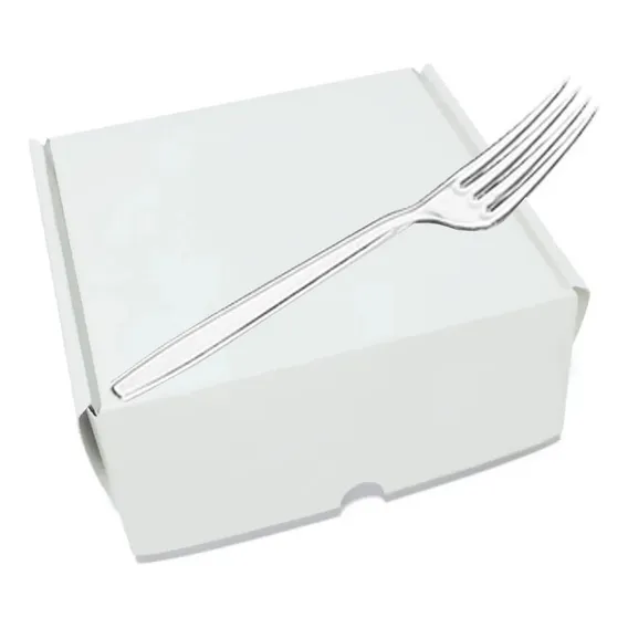 Garfo Refeição Descartável Cristal 16cm Ultratalher C/1000 Foto 1