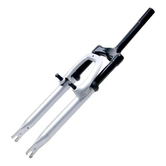 Garfo Suspensão Aro 26 Standard 21,1mm V-brake P/ Bike Prata Foto 1