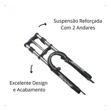 Garfo Suspensão Gordo Aro 26 2 Andares Mode Standard 21.1mm Foto mini 4