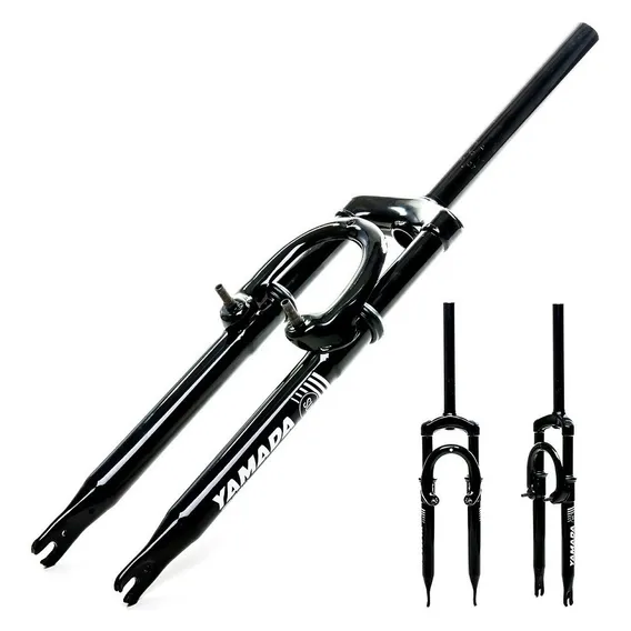 Garfo Suspensão P/ Bike Aheadset Aro 26 V-brake Preto Foto 1