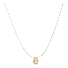 Gargantilha Nylon Ponto Luz Dourado Folheado Ouro Rommanel 5 Foto mini  2