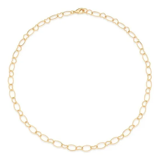 Gargantilha Rommanel Ana Hickmann Corações 45cm 532310 Cor Dourado Foto 1
