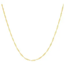 Gargantilha Rommanel Cingapura 40cm Banhada Ouro 18k 531097 Cor Dourado Foto mini 1