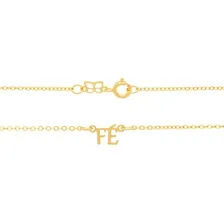 Gargantilha Rommanel Pingente Fé Fol. Ouro - 50cm 531707 Cor Dourado Foto mini 3