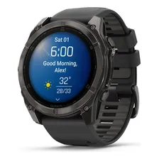 Garmin Fenix 8 Carbon Gray 51mm Safira Amoled Foto mini 4
