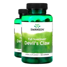 Garra Do Diabo 500mg Claw Swanson 100 Caps 2un Sabor N/a Foto mini 1