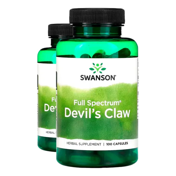 Garra Do Diabo 500mg Claw Swanson 100 Caps 2un Sabor N/a Foto 1