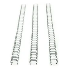 Garra Duplo Anel A4 Wire-o 3x1 Diam 1/4 Branco Foto mini  2