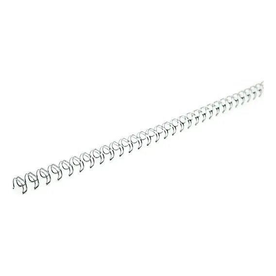 Garra Duplo Anel A4 Wire-o 3x1 Diam 1/4 Branco Foto 1
