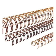 Garra Duplo Anel A4 Wire-o 3x1 Diam 5/16 Bronze Foto mini 2