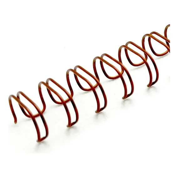 Garra Duplo Anel A4 Wire-o 3x1 Diam 5/16 Bronze Foto 1