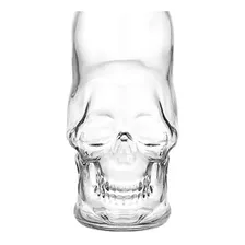 Garrafa Caveira Vidro 1 Litro Decorativa Luxo Transparente Foto mini 3